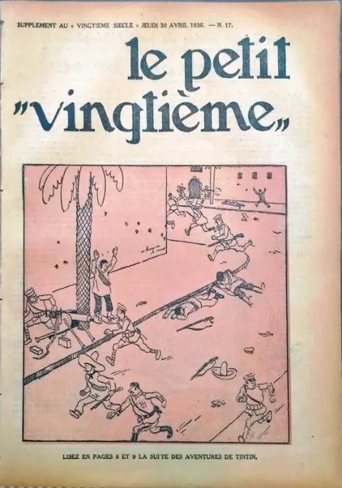 Consulter les informations sur la BD 30 avril 1936: La suite des aventures de Tintin