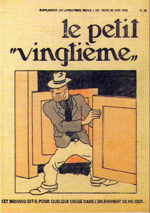 Consulter les informations sur la BD 30 juin 1932: Cet individu est-il pour quelque chose dans l'enlèvement de Milou ?