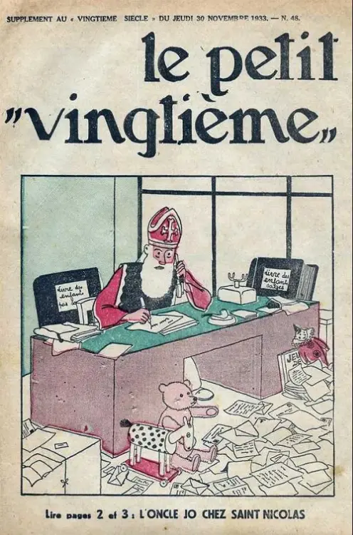 Consulter les informations sur la BD 30 novembre 1933: L'Oncle Jo chez Saint Nicolas