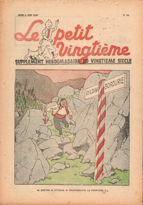 Consulter les informations sur la BD 8 juin 1939 : Le sceptre d'Ottokar IV franchira-t-il la frontière ?