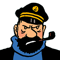 Le Capitaine Haddock(les-aventures-de-tintin)