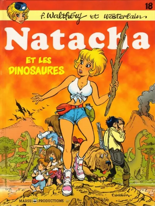 Couverture de l'album Natacha et les dinosaures