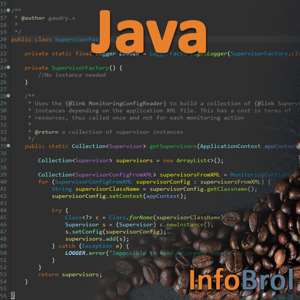 Logo van hoofdstuk Java