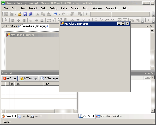 GUI en C# avec Visual Studio Express (tutorial animé)