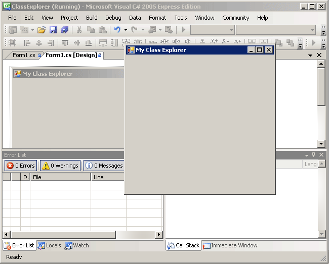GUI en C# avec Visual Studio Express (tutorial animé) GUI en C# avec Visual Studio Express (tutorial animé)