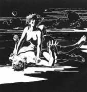 Vampir, illustration de Ernst Stöhr, dans Ver Sacrum, 1899. Le Vampir, illustration d'Ernst Stöhr, 1899