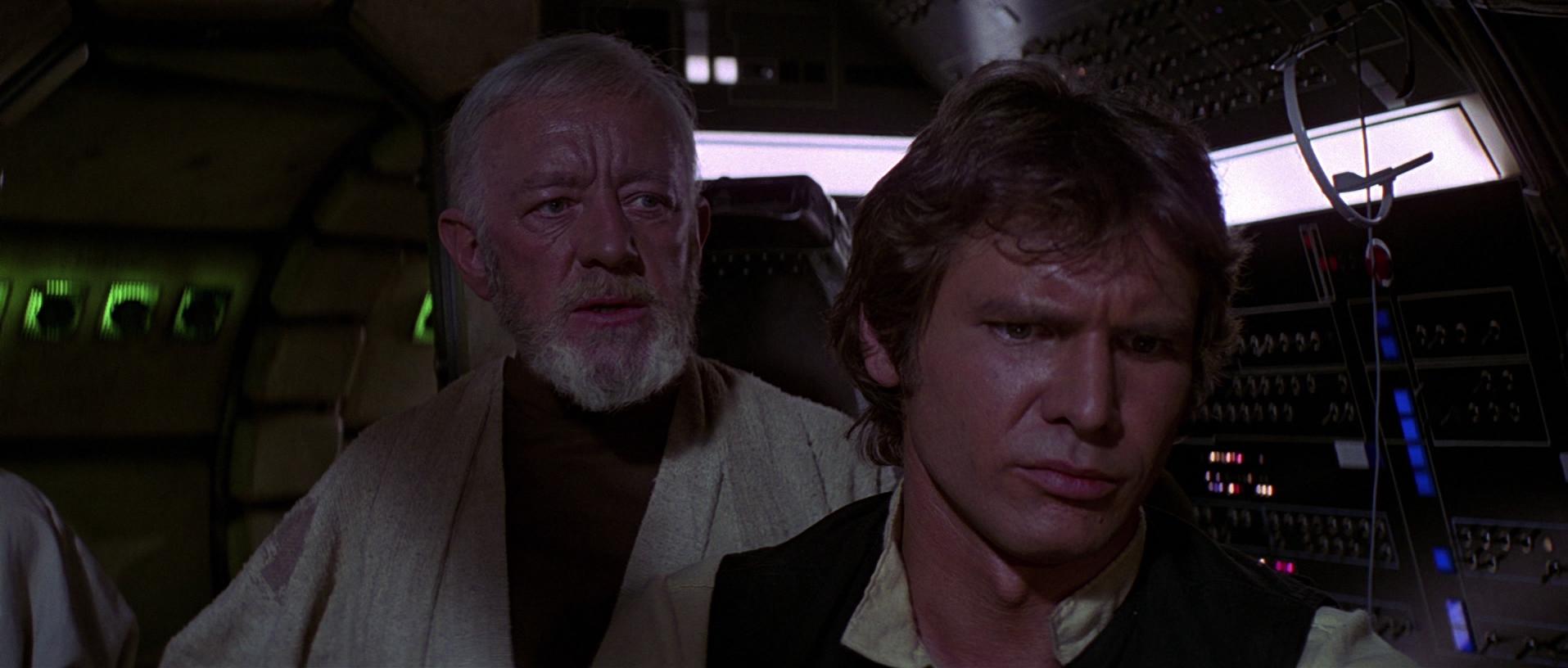 Capture d'écran du Blu-ray officiel de Star Wars
