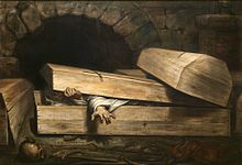 L'inhumation précipitée, d'Antoine Wiertz (1854). Tableau L'inhumation précipitée d'Antoine Wiertz, 1854