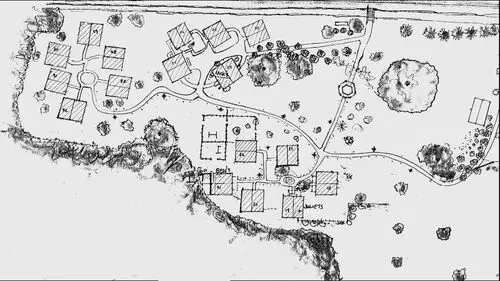 Plan des Baraquements