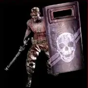 Majini  avec bouclier