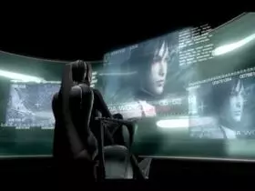 Wesker devant l'écran