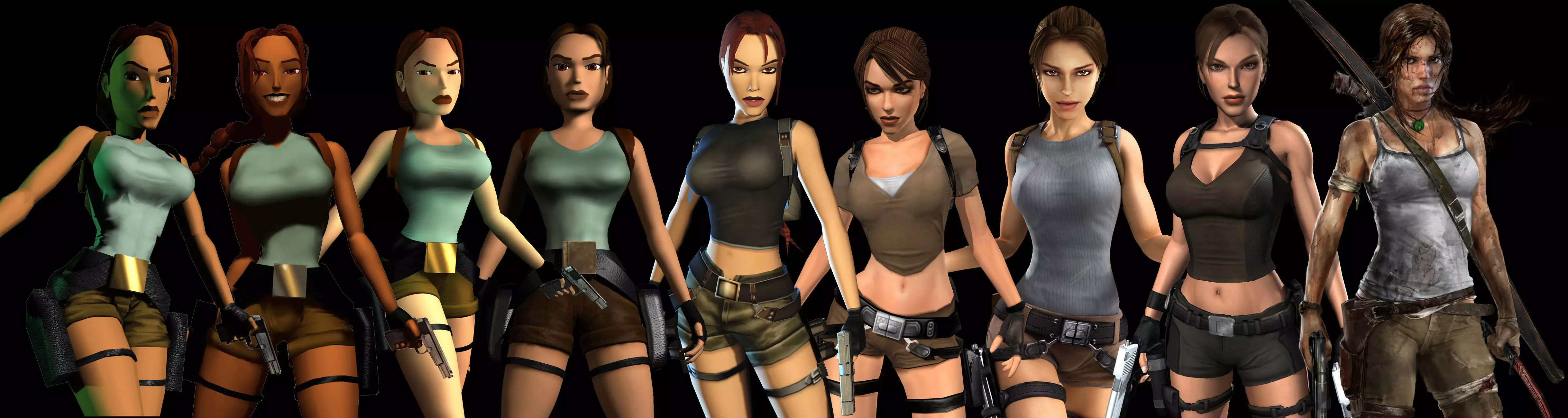 Classic lara croft tomb raider evolution