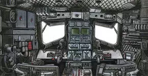 All Terrain Scout Transport Vue cockpit ATST
