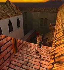 Lara quittant la cache de Bartoli.