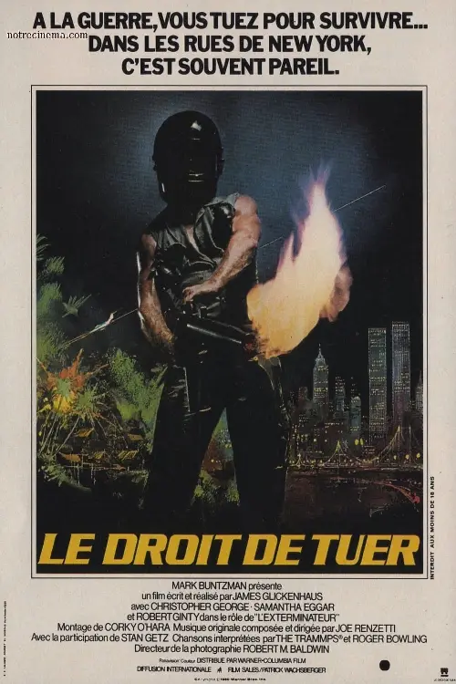 Couverture de l'album The exterminator - Le droit de tuer Couverture de l'album The exterminator - Le droit de tuer