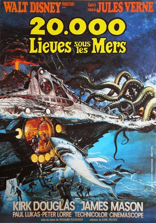 Consulter les informations sur le film 20 000 lieues sous les mers