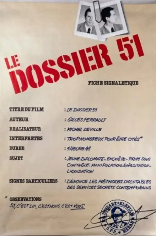 Consulter les informations sur le film Le Dossier 51