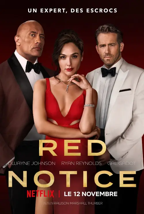 Consulter les informations sur le film Red notice