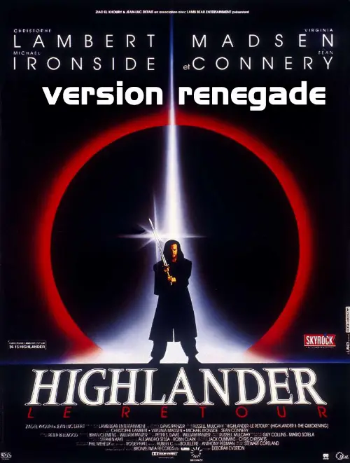 Consulter les informations sur le film Highlander, Le Retour - Version Renegade