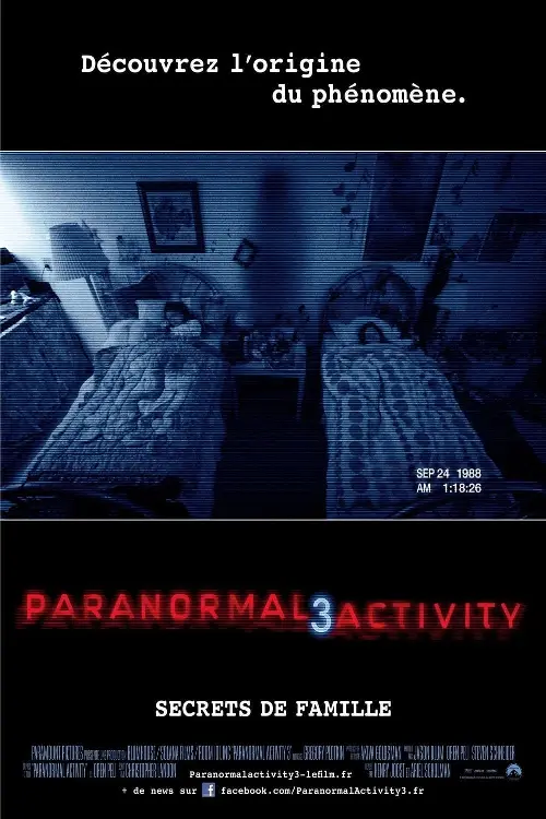 Couverture de l'album Paranormal Activity 3 Couverture de l'album Paranormal Activity 3