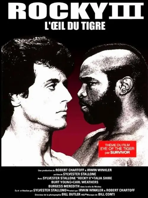 Consulter les informations sur le film Rocky III : L'Œil du Tigre