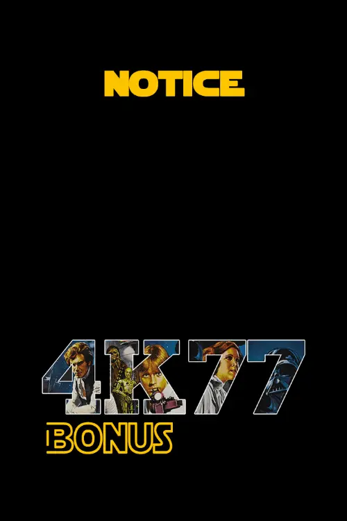 Consulter les informations sur le film Project 4K77 Bonus - Notice