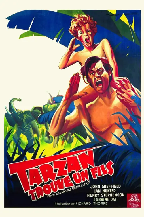 Couverture de l'album Tarzan trouve un fils Couverture de l'album Tarzan trouve un fils