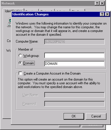 Identification Changes Identification Changes