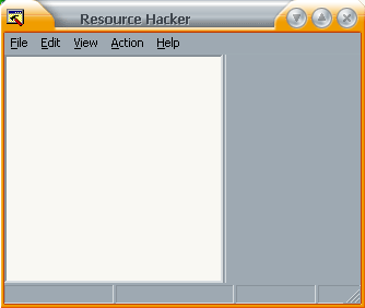 Interface ressource hacker