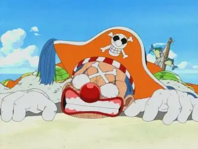 Consulter les informations sur l'épisode A la poursuite de Luffy ! Les aventures de Baggy rétréci !