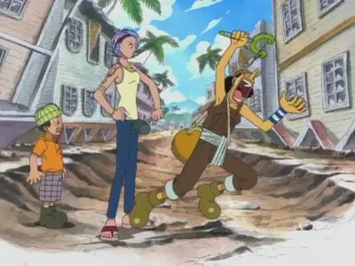 Consulter les informations sur l'épisode La sorcière du village de Cocoyashi ! La dirigeante du clan Arlong