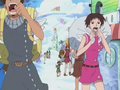 Consulter les informations sur l'épisode Luffy tombe ! Le jugement de Dieu et le souhait de Nami !!