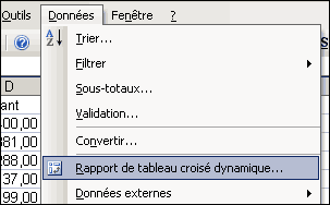 Assistant Tableau et graphique croisés dynamiques