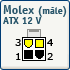 Connecteur ATX/BTX (Molex 39-01-2040)