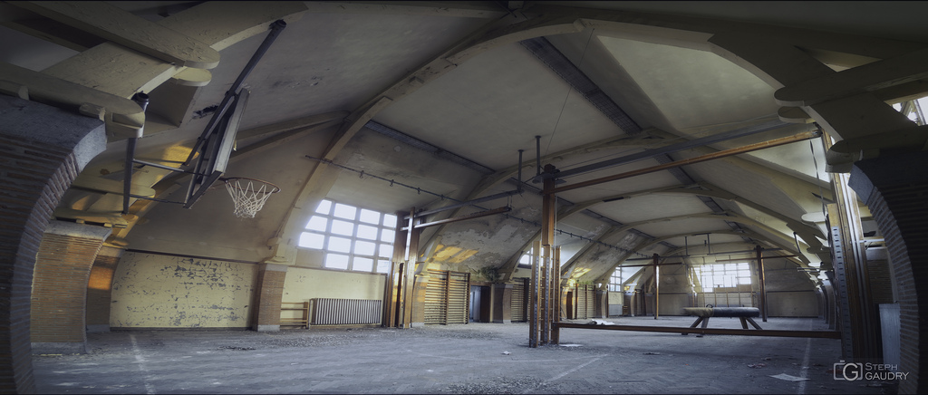 La salle de gym désertée La salle de gym désertée