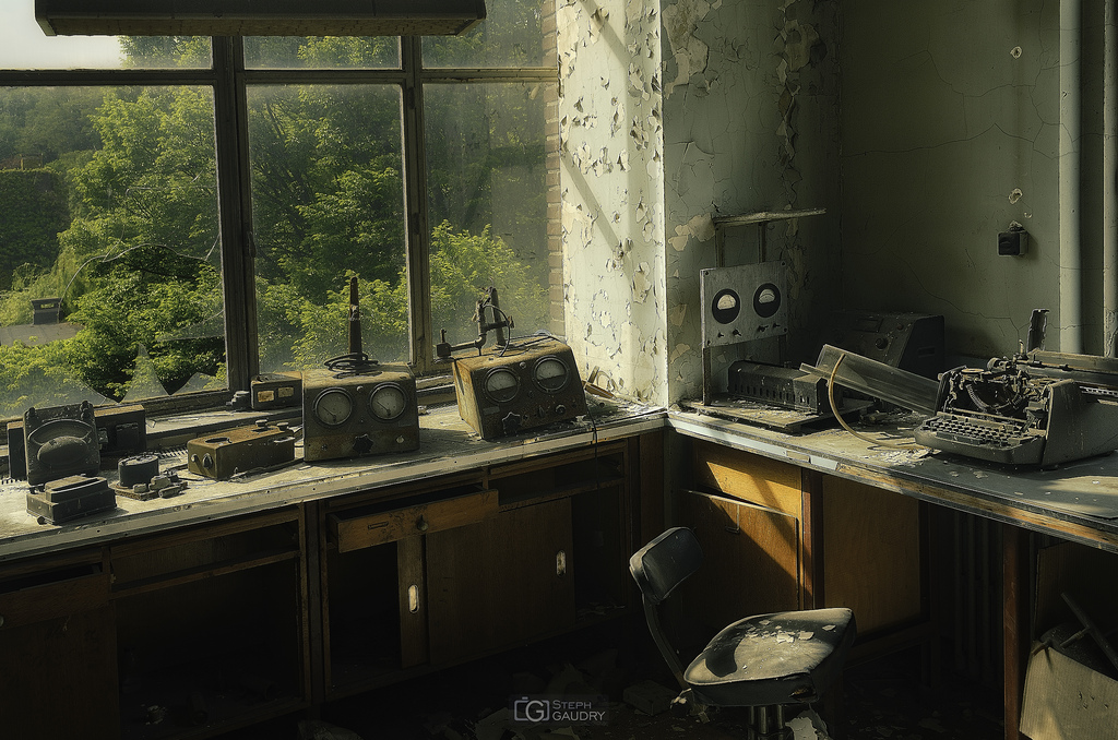 Abandoned chemistry lab