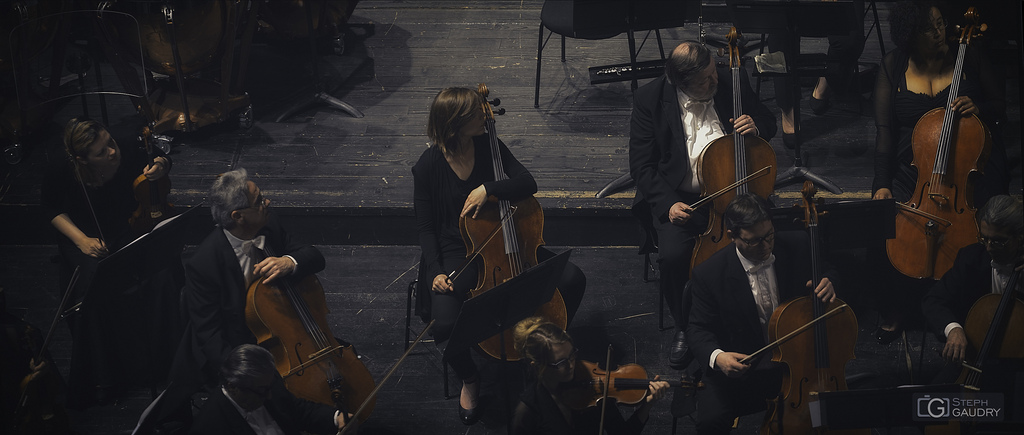 Opéra  Liège - en attendant le chef d'orchestre