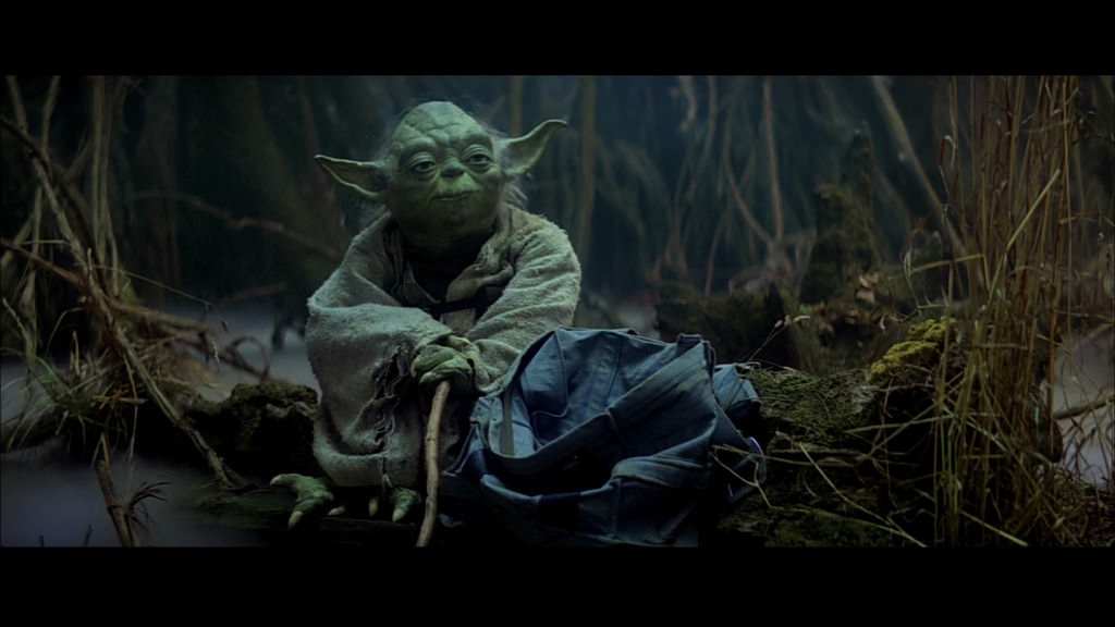 Maitre Yoda sur Dagobah