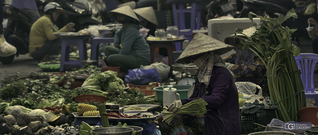 Marché à Quan Cai Rang (Can Tho)