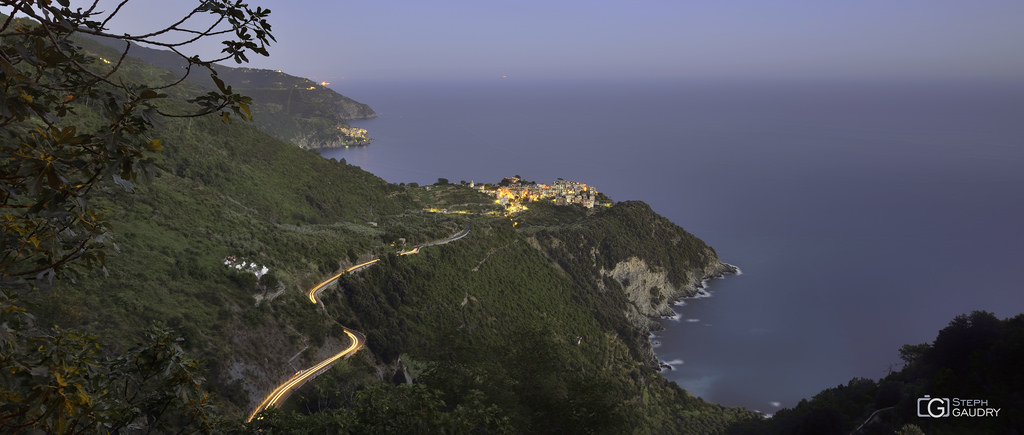 Corniglia vue depuis San Bernardino Corniglia vista de San Bernardino