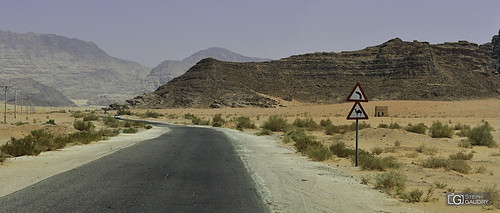 En route vers le Wadi-Rum...