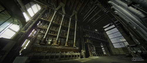 ECVB - la salle des chaudières - tuyaux Cockerill