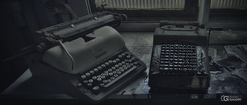 Adler typewriter