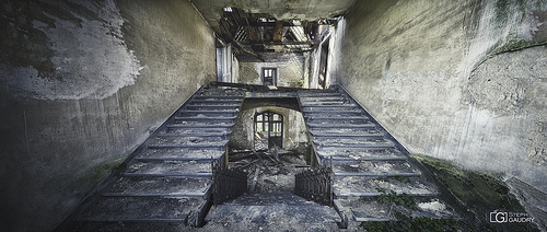 Château de Messen - escalier