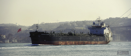 EMERALD STARS Chemical/Oil Tanker - Bosphorus near Istanbul