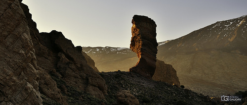 Coucher de soleil sur le Roque Cinchado