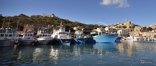 Le port de Għajnsielem à Gozo