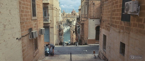 Scène de rue à Senglea