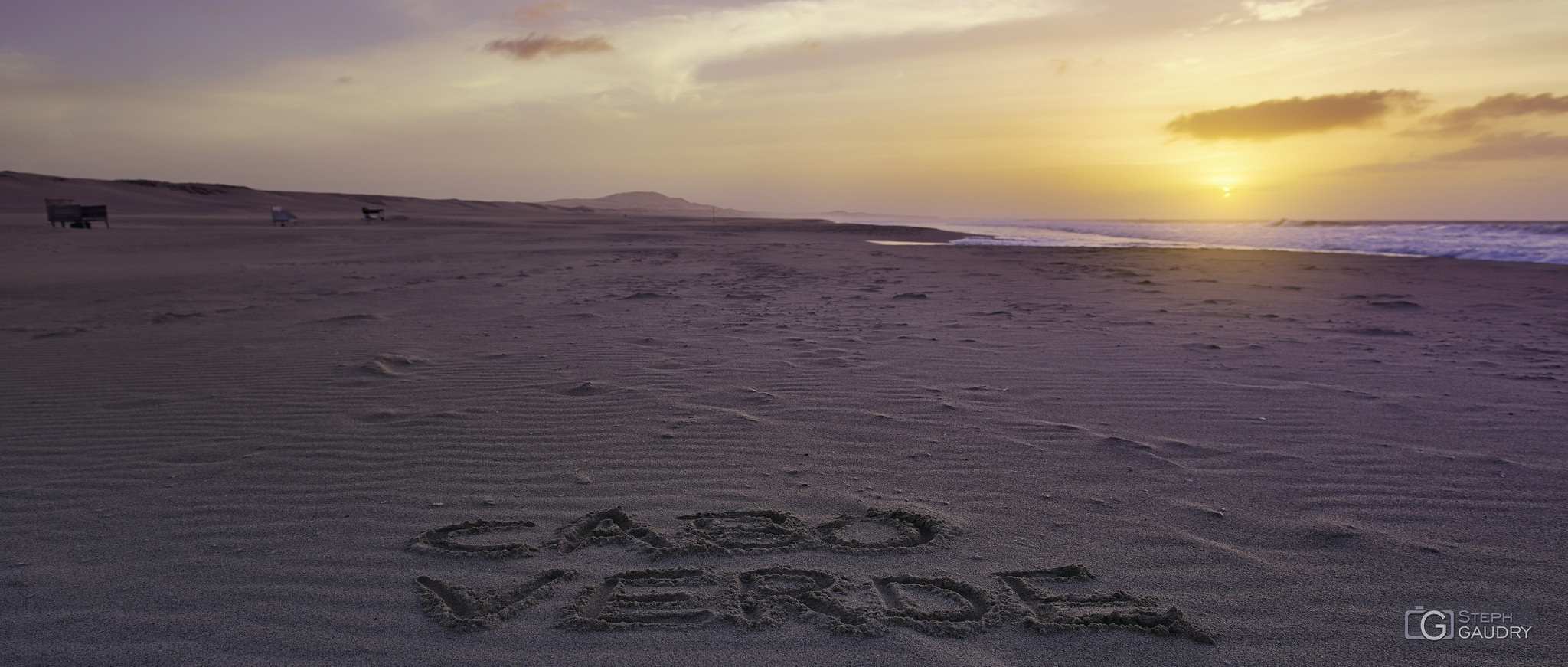 Boa Vista - Cap Vert / Coucher de soleil sur le Cap Vert - 2018_01_15_211104