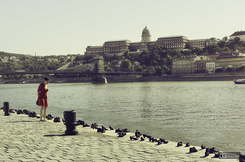 Memorial at the Danube to the victims of the Holocaust